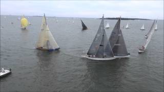 8mR sailing in front of HSS yacht club 2014