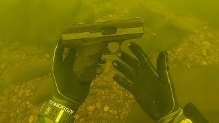 Found a Cheap Hi-Point Pistol Underwater While Scuba Diving! (Police Called)