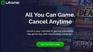 A Peak At Utomik's Platform | PC Game Subscription Severice