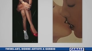 Twins Art, donne artiste a Gubbio | Tg Canale Italia