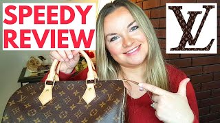 Louis Vuitton Speedy 30 Purse Review | PROS & CONS | What Fits? | Ebene vs Azur vs Monogram