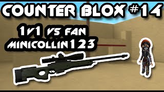 ROBLOX COUNTER BLOX 1V1 VS minicollin123