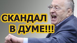 СКАНДАЛЬНОЕ ВЫСТУПЛЕНИЕ Жириновского в Госдуме.