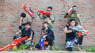 LTT Nerf War : SEAL X Warriors Nerf Guns Fight Attack Criminal Group Hunter Assassin