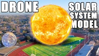 DRONE Solar System Model- How far is Planet 9?