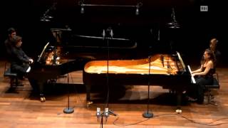 Karin Lechner Sergio Tiempo Poulenc Sonata for 2 pianos 12-6-2015 Lugano