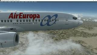 [P3D v4] **LEMD- LEAS** | Adolfo Suárez Madrid Barajas - Asturias | -- Air Europa -- Hard Landing