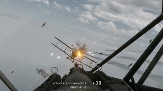 Dogfight Compilation in Battlefield 1 with Fighter Aircraft. ( No music ) 4K PC Gameplay