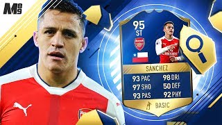FIFA 17 TOTS SANCHEZ REVIEW | TOTS SANCHEZ 95 | FIFA 17 ULTIMATE TEAM PLAYER REVIEW