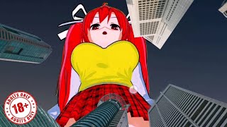 Giantess Celina Grows Out of Control!!