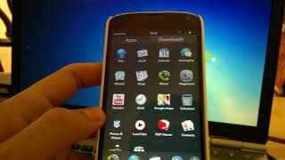 Lune OS(Web OS) running on nexus 4