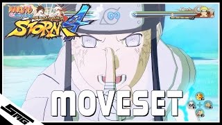 Naruto Ultimate Ninja Storm 4 - PTS Neji COMPLETE Moveset