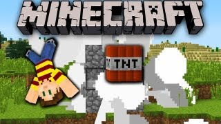 Minecraft: Quick TNT Cannon & Player Launcher
