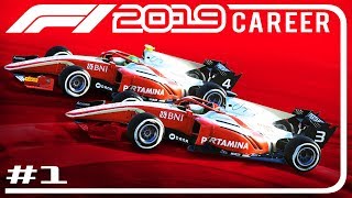 F1 2019 Career Mode Part 1 | FORMULA 2 DEBUT & SIGNING FOR FERRARI