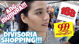 DIVISORIA SHOPPING!!! 999 & 168 MALL Vlog#22 | CathyHerrmann