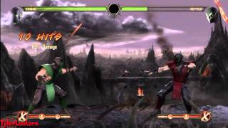 MK9 - Ermac 69% & 65% Damage X-RAY Combos - Mortal Kombat 9 (2011)