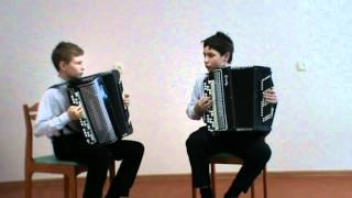 Дуэт баянистов: Евгений Бурчевский, Андрей Порошин