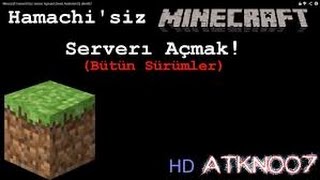 Minecraft Hamachisiz Bedava Sınırsız Server Açma
