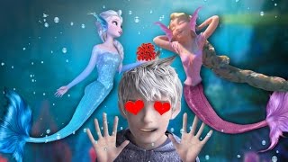 Jack Frost loves Mermaids ELSA and RAPUNZEL - MoonKute