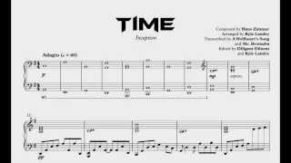 Inception - Time (Kyle Landry's Arrangement) Transcription + Download!