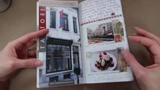 Completed Midori TN insert - Europe vacation flip through (part 1)