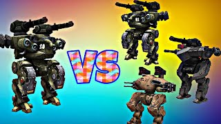 War Robots:- 1 vs 3_Natasha Vs Griffin,Leo & Natasha || War Robots 2018