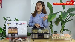 Cách làm hoa quả sấy và thịt bò khô từ máy sấy thực phẩm Makxim MKX-DH-2015