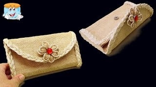 Клатч из Джута и Мешковины Своими Руками Мастер Класс