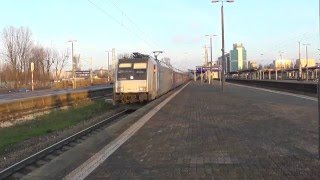 Traxx E186 143-4 z pociągiem EN452 relacji Moskva Belorusskaja - Paris Est
