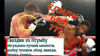 Бой Гвоздик Нгумбу обсуждаем лучшие моменты разбор техники обзор выводы беседа травма