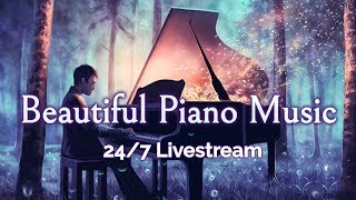 ?Beautiful Piano Music LIVE 24/7: Instrumental Music for Relaxation, Study, Stress Relief