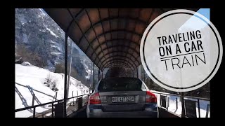 The Lötschberg Car Train, Switzerland