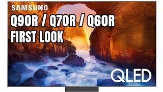 New Samsung Q90R Q70R Q60R 4k HDR 2019 TVs a closer look