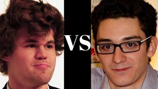 Fabiano Caruana reacts Fabulously to Magnus Carlsen and his Magnificent Attacking Pressure (2018)