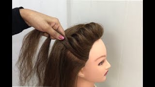 Easy Everyday Hairstyle with Trick : Messy Puff Hairstyles