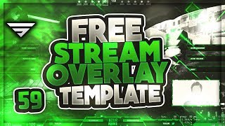 Stream Overlay Template #59 | FREE DOWNLOAD | PSD | Seangraphicx