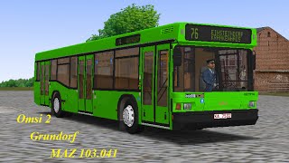 Omsi 2 (Grundorf). Line 76. MAZ 103.041.