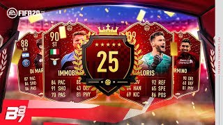 FUTURE STARS PACKED! 25TH IN THE WORLD TOP 100 REWARDS!| FIFA 20 ULTIMATE TEAM