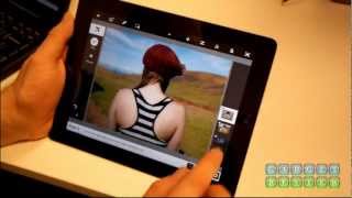 Adobe Photoshop Touch for iPad 2 demo