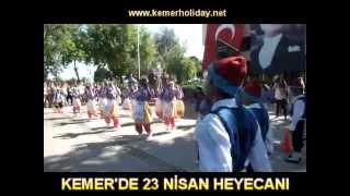 KEMER'DE 23 NİSAN ETKİNLİKLERİ