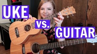 How to transition from playing ukulele to guitar - The main differences between the two instruments