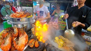 Xếp hàng mua Tôm Càng Xanh kiểu Mỹ siêu rẻ trên vỉa hè ở Sài Gòn
