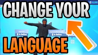(Updated 2019) How To Change Your Fortnite Language (Chapter 2) To English - PC/Mac/Mobile/PS4