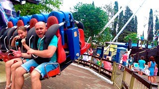 LIFE VLOG: Заблудились в парке РИВЬЕРА. Самый страшный аттракцион, НЕ ПРИСТЕГНУТАЯ ЛИКА.