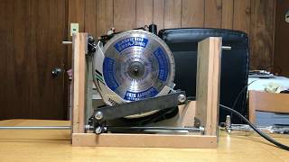 Homemade Tablesaw 1/3 - Depth Adjustment System