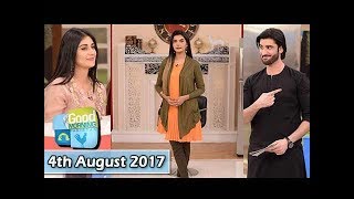Good Morning Pakistan Guest: Sara Khan & Agha Ali - 4th August 2017