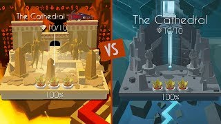 Dancing Line The Cathedral Rock Remix VS Original (Music Sync)