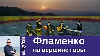Фламенко на вершине горы.