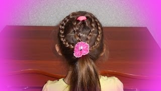 ♥♥ ОЧЕНЬ ПРОСТАЯ И КРАСИВАЯ ПРИЧЕСКА ДЛЯ ДЕВОЧКИ♥♥