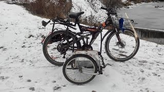 Боковой прицеп для велосипеда